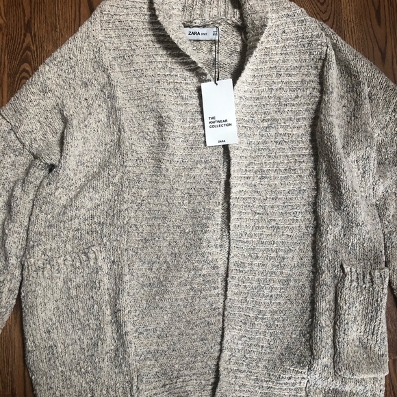 Zara knit cardigan size M,  NWT - Picture 2 of 5